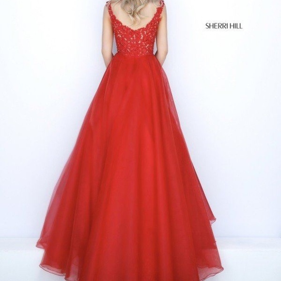 Sherri Hill Prom Dress 2018 Size 0 - Picture 3 of 4